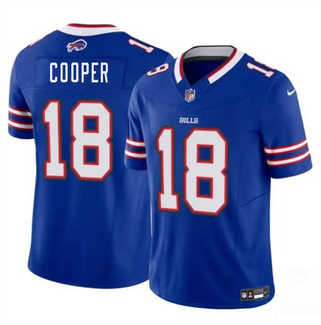 Men & Women & Youth Buffalo Bills #18 Amari Cooper Royal 2024 F.U.S.E. Vapor Untouchable Limited Football Stitched Jersey